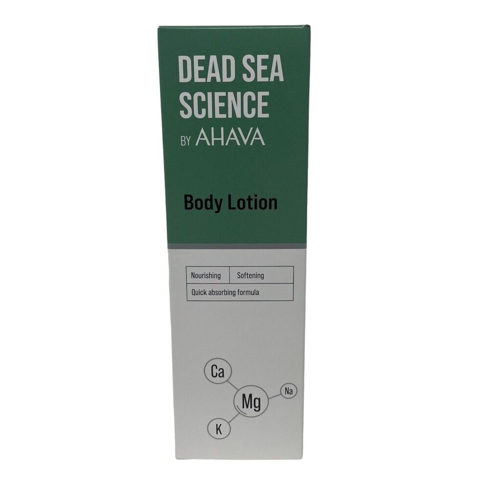 AHAVA Dead Sea Science Mineral Body Lotion Softening Nourishing Magnesium 6.8 oz
